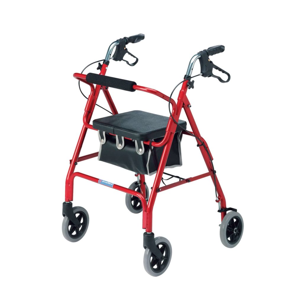 Lightweight 4 Wheel Rollator | Love Mobility